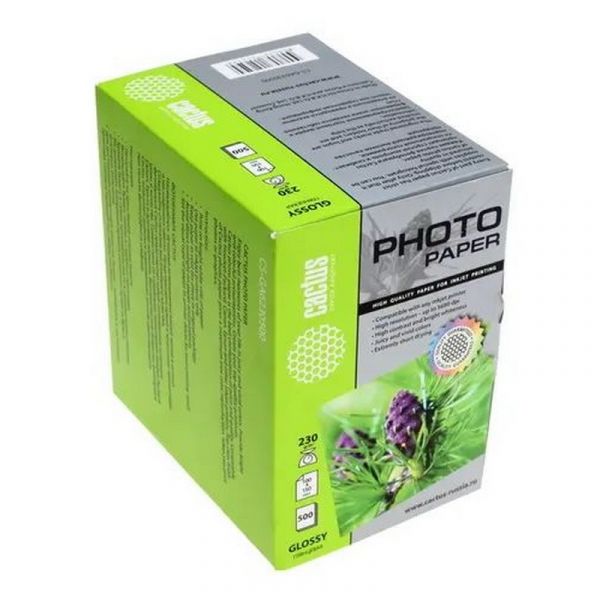 Фотобумага Cactus CS-MA6230500 100x150 мм, 230 г/м2, 500 л., покрытие - матовое